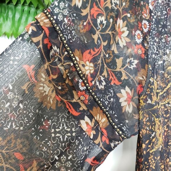 Patterson J. Kincaid Sheer Dress Size S - Picture 5 of 11